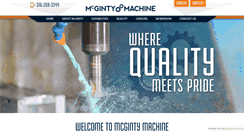 Desktop Screenshot of mcgintymachine.com